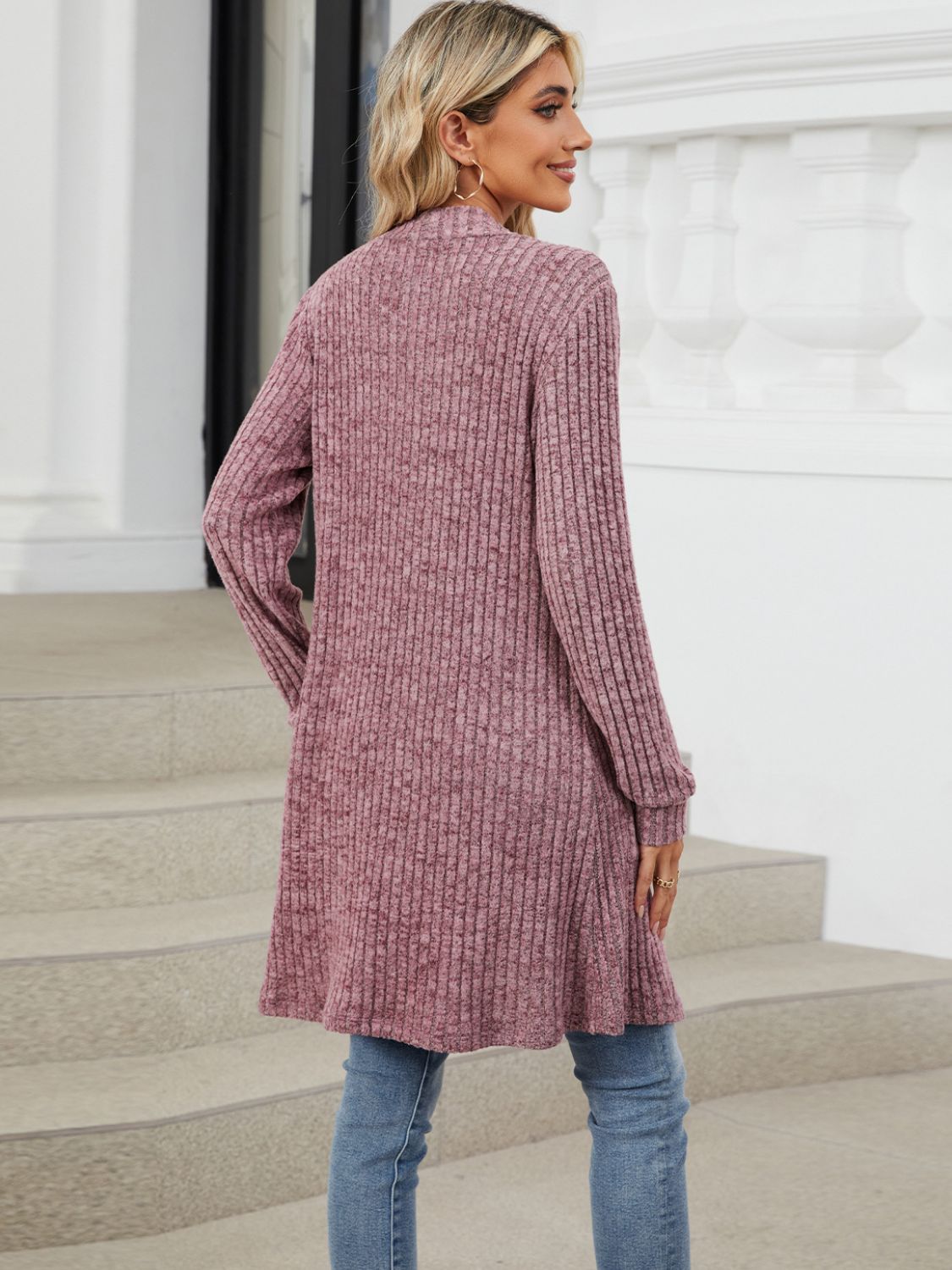 Open Front Long Sleeve Cardigan-Chaelisa's New Jammies