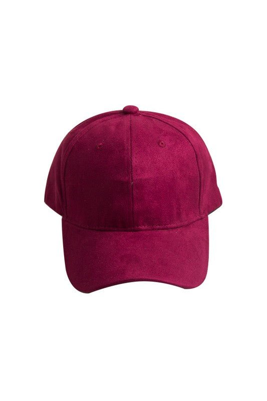 BASIC SUEDE BALL CAP - Chaelisa's New Jammies