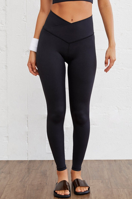Black Arched Waist Seamless Active Leggings - Chaelisa's New Jammies