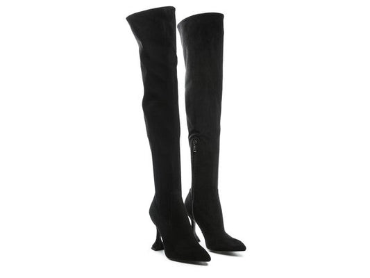 BRANDY OVER THE KNEE HIGH HEELED BOOTS - Chaelisa's New Jammies