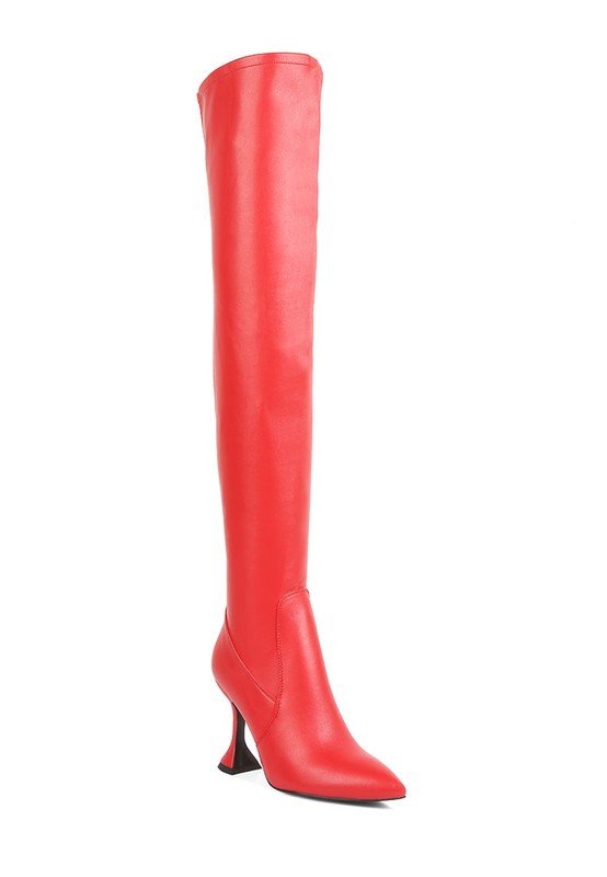 BRANDY OVER THE KNEE HIGH HEELED BOOTS - Chaelisa's New Jammies