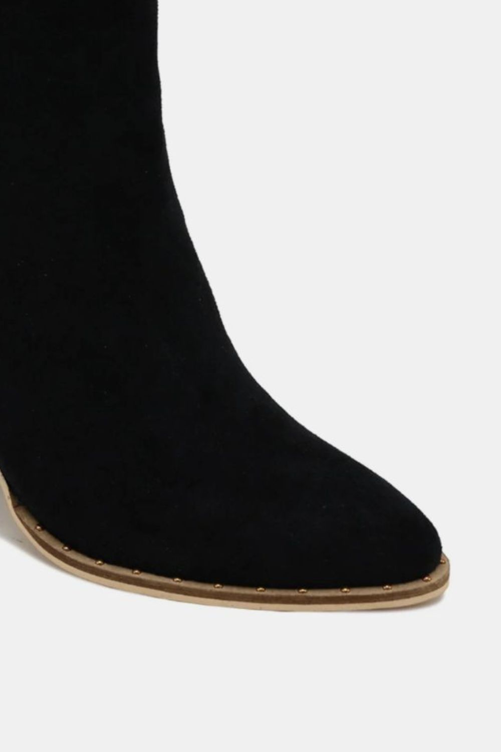 Beast Fashion Suede Point Toe Ankle Booties-Chaelisa's New Jammies