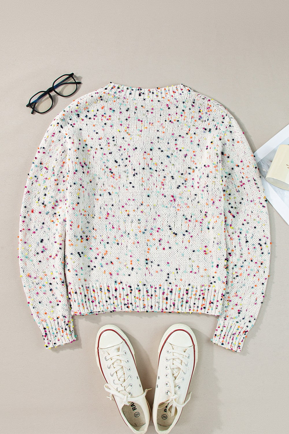 Confetti Button Up Long Sleeve Cardigan-Chaelisa's New Jammies