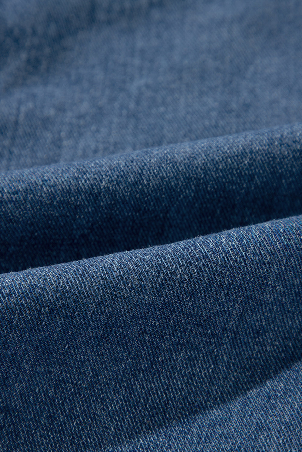 Sail Blue Side Pockets Lapel Collar Denim Jacket-Chaelisa's New Jammies