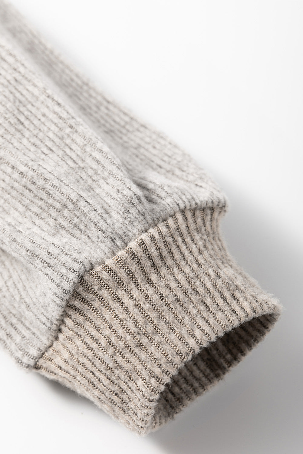 Jet Stream Color Contrast Ribbed Loose Fit Long Sleeve Top-Chaelisa's New Jammies