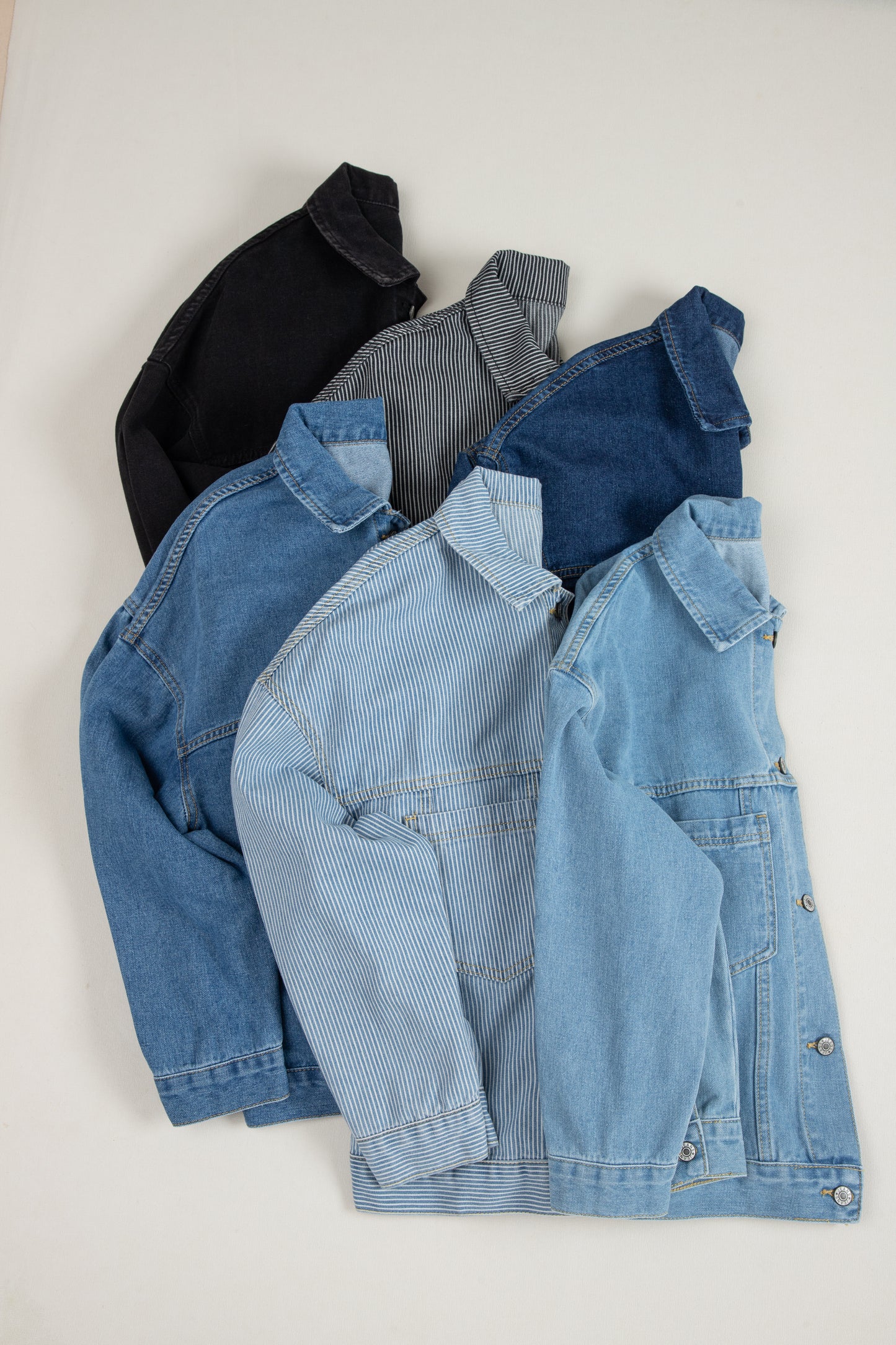 Light Blue Washed Oversize Pocketed Denim Jacket-Chaelisa's New Jammies