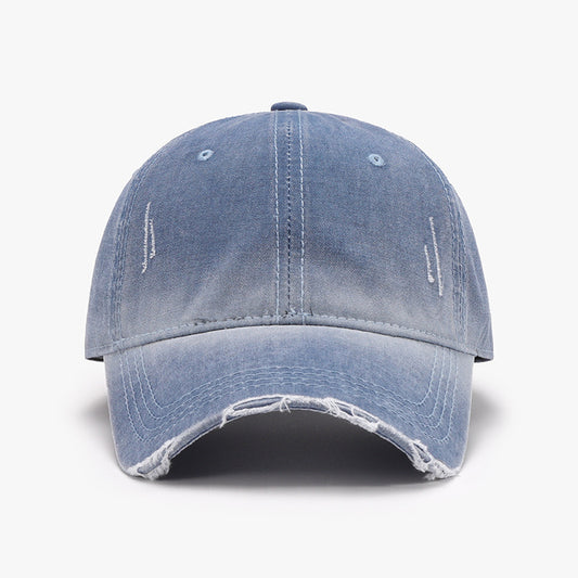 Distressed Washed Adjustable Baseball Cap-Chaelisa's New Jammies