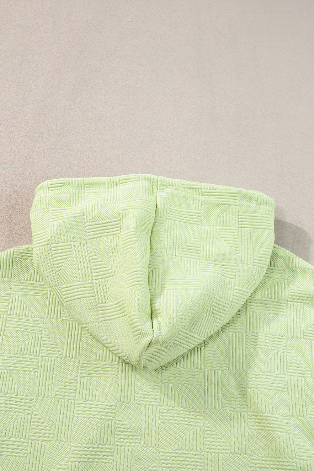 Meadow Mist Green Textured Cropped Hoodie and Shorts Set-Chaelisa's New Jammies