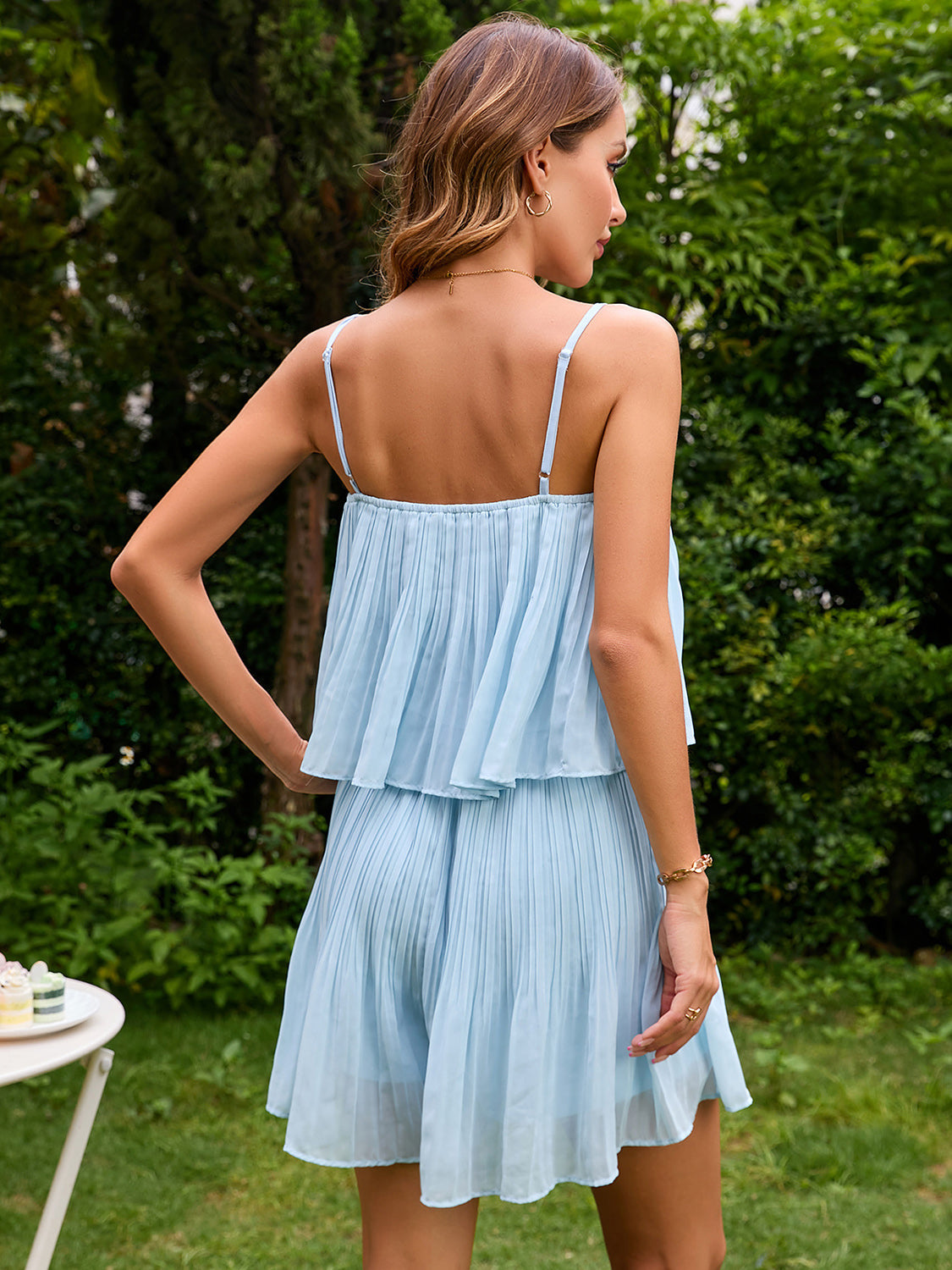 Layered Square Neck Mini Cami Dress-Chaelisa's New Jammies