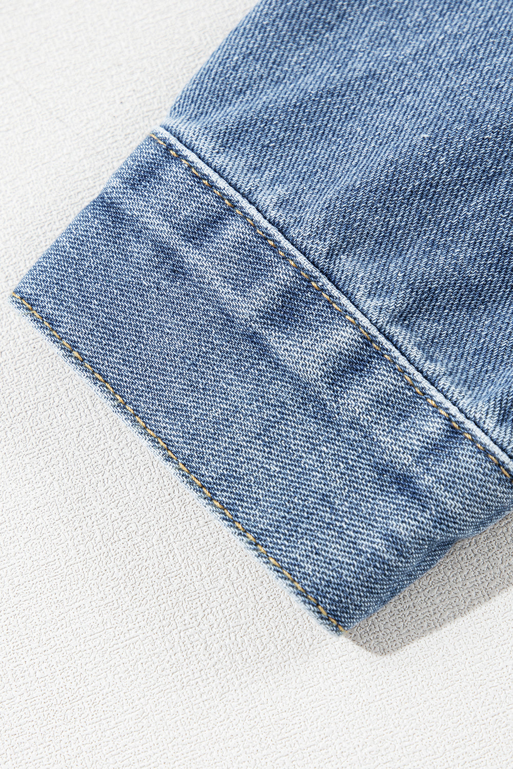 Light Blue Washed Oversize Pocketed Denim Jacket-Chaelisa's New Jammies