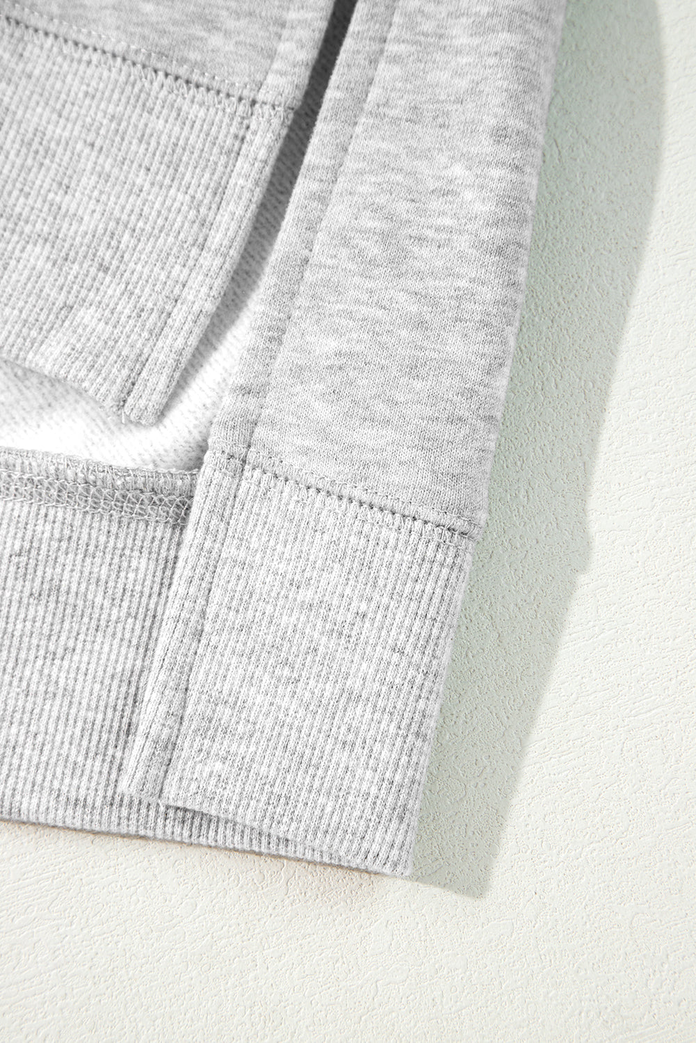 Gray Two Tone Patchwork Drop Shoulder Pullover Sweatshirt-Chaelisa's New Jammies