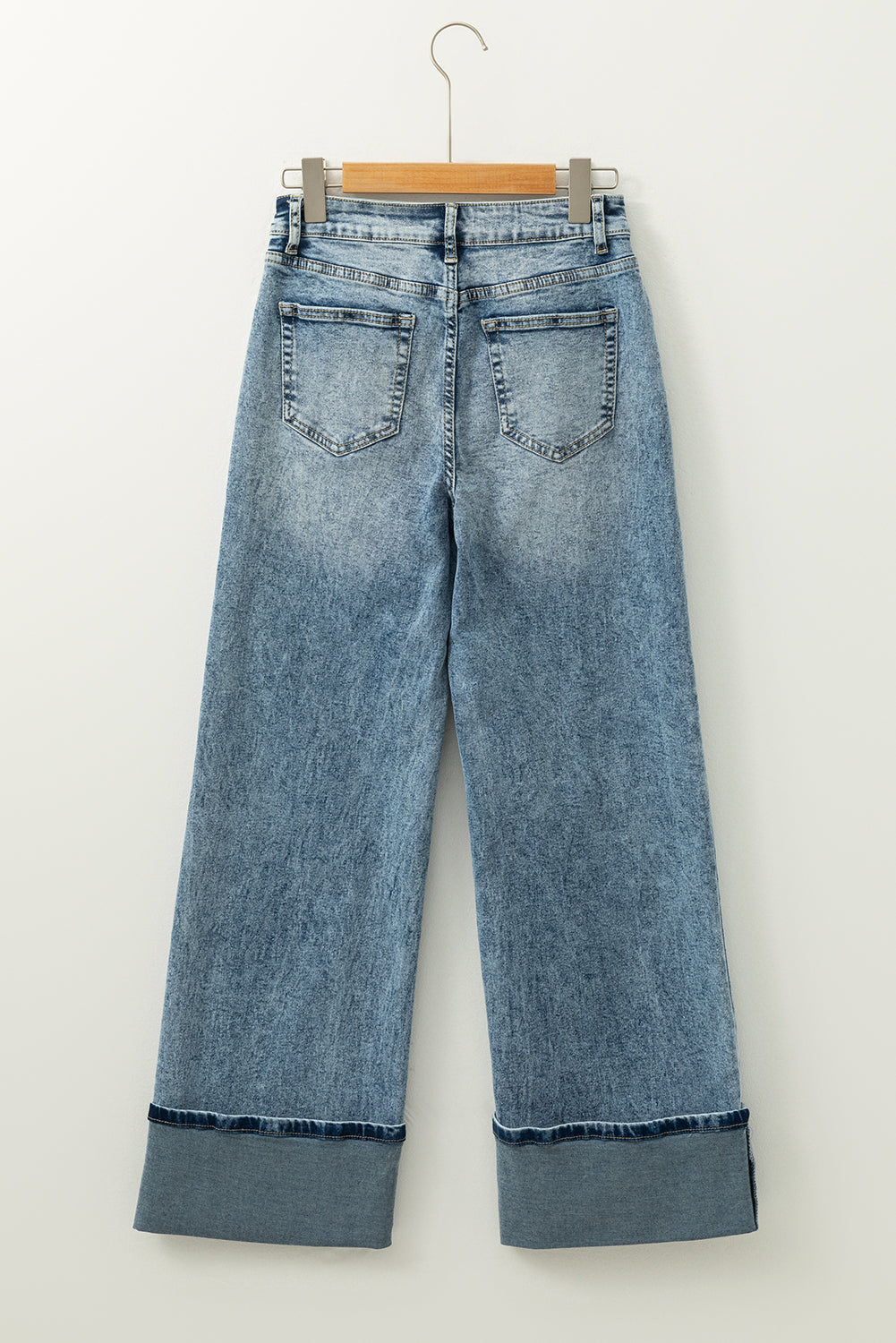 Myosotis High Rise Button Zip Fly Medium Wash Jeans-Chaelisa's New Jammies