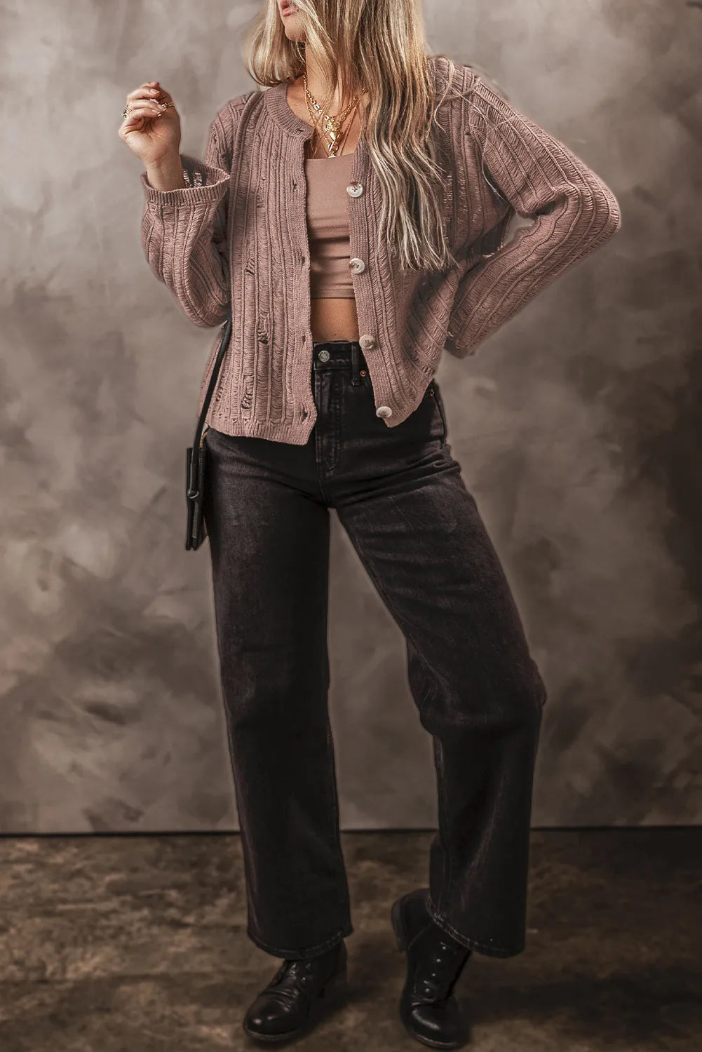 Button Up Long Sleeve Cardigan-Chaelisa's New Jammies