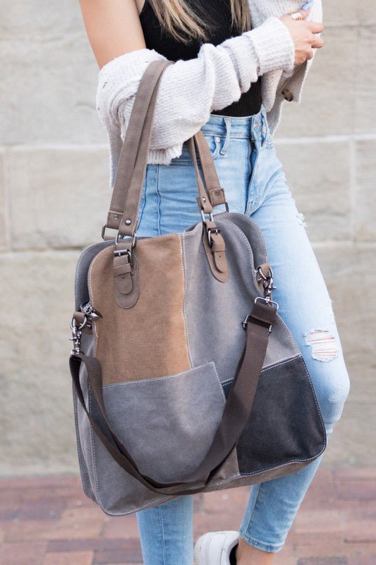 Colorblock Messenger Bag - Chaelisa's New Jammies