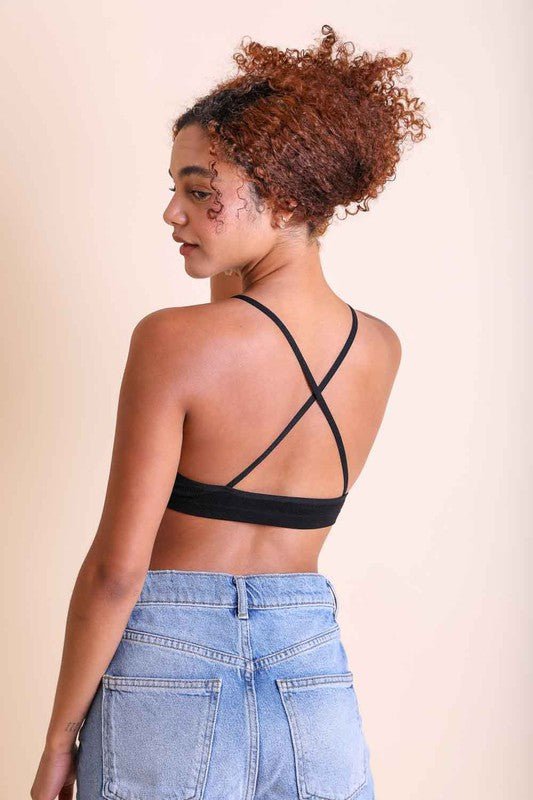 Crochet Lace High Neck Bralette - Chaelisa's New Jammies