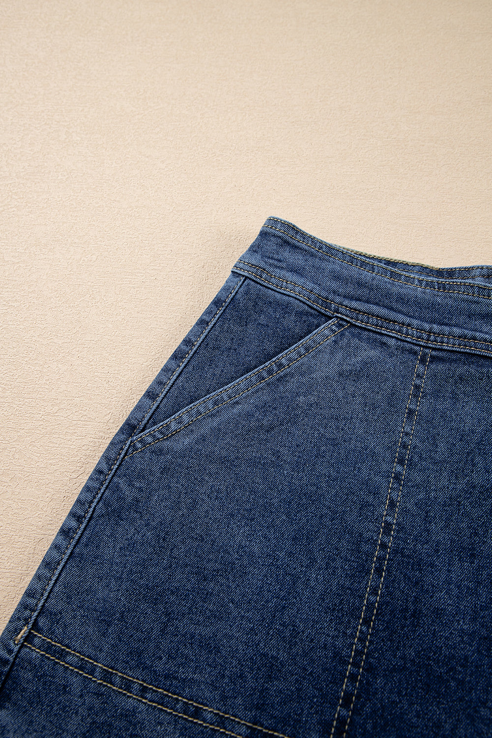 Ashleigh Blue Faux Wrapped Mini Denim Skort-Chaelisa's New Jammies