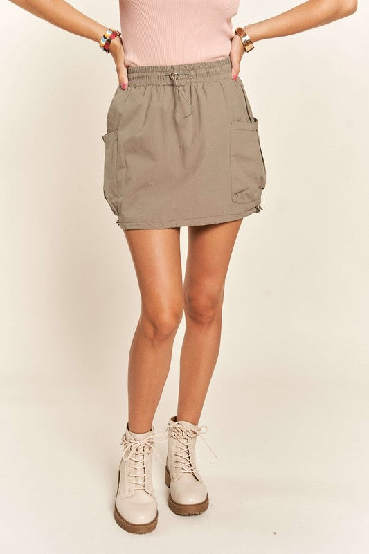 ADORA Drawstring Skort with Pockets-Chaelisa's New Jammies