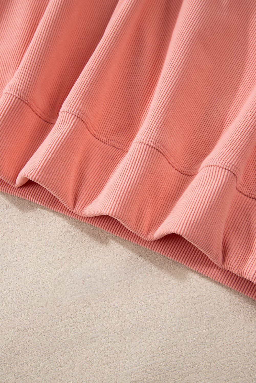 Blossom Ribbed Knit Drop Shoulder Pocketed Two Piece Lounge Set-Chaelisa's New Jammies