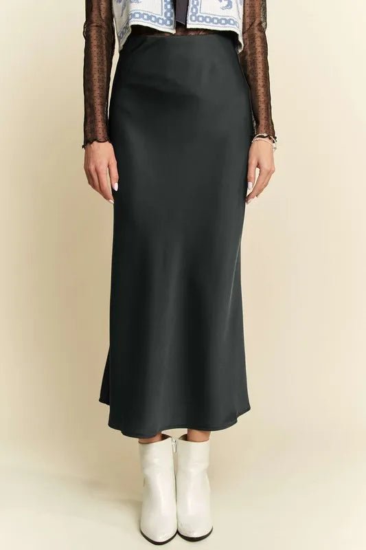 Davi & Dani High Waist Midi Skirt - Chaelisa's New Jammies