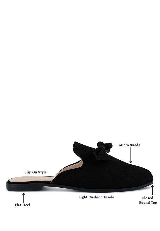 DOBOS CASUAL WALKING BOW MULES - Chaelisa's New Jammies
