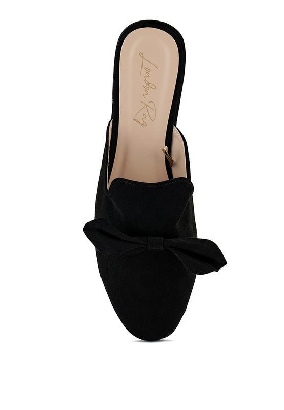 DOBOS CASUAL WALKING BOW MULES - Chaelisa's New Jammies