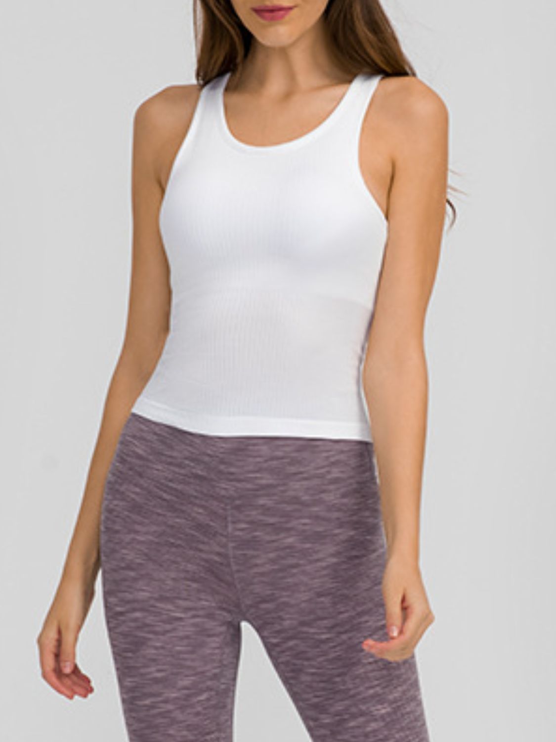 Round Neck Racerback Active Tank-Chaelisa's New Jammies
