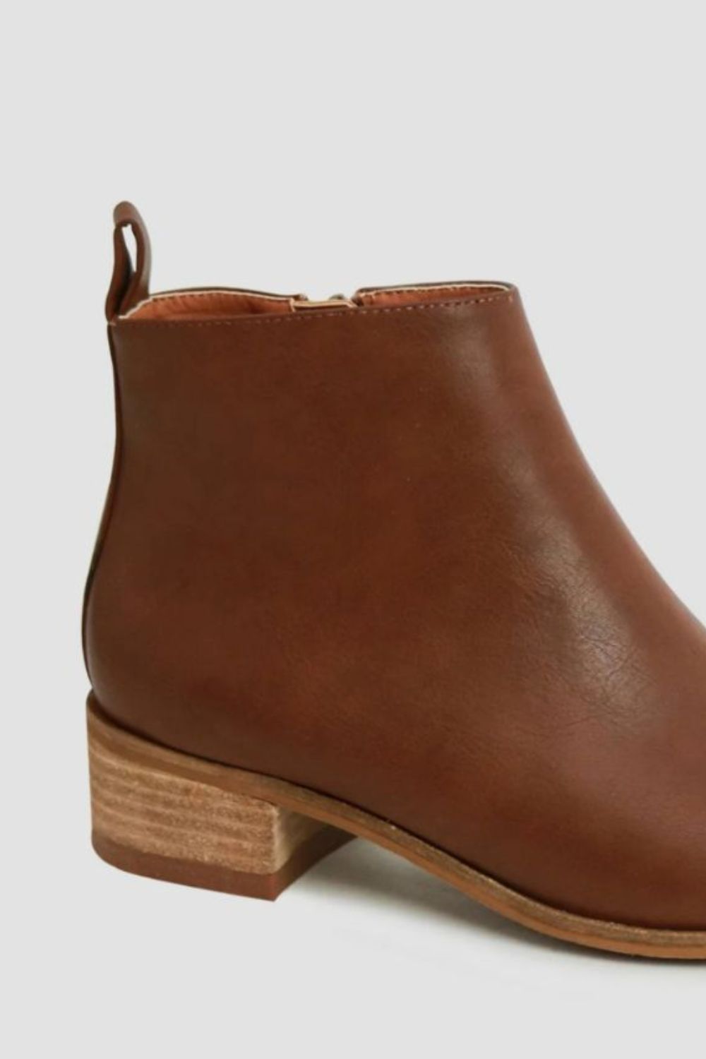 Beast Fashion PU Leather Block Heel Boots-Chaelisa's New Jammies