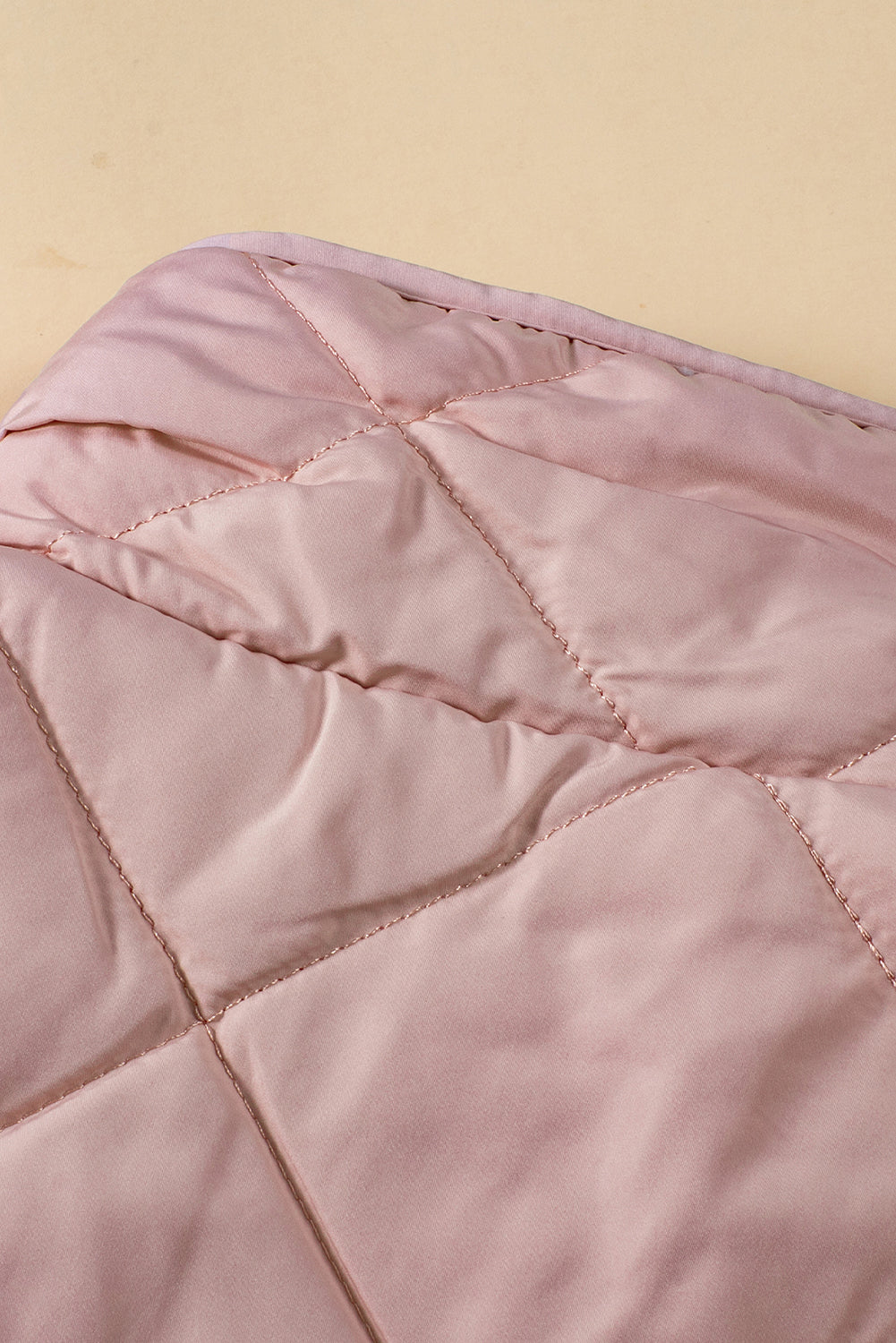 Pink Fleece Lined Quilted Vest Coats-Chaelisa's New Jammies