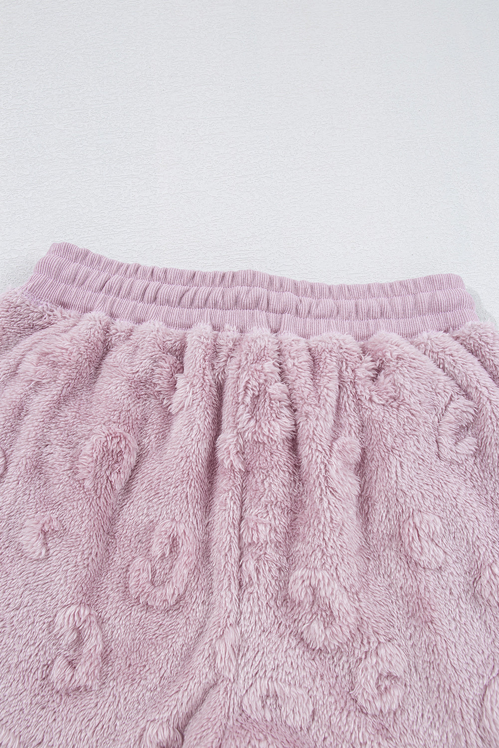Lavendula Textured Leopard Fleece Loose Two Piece Lounge Set-Chaelisa's New Jammies