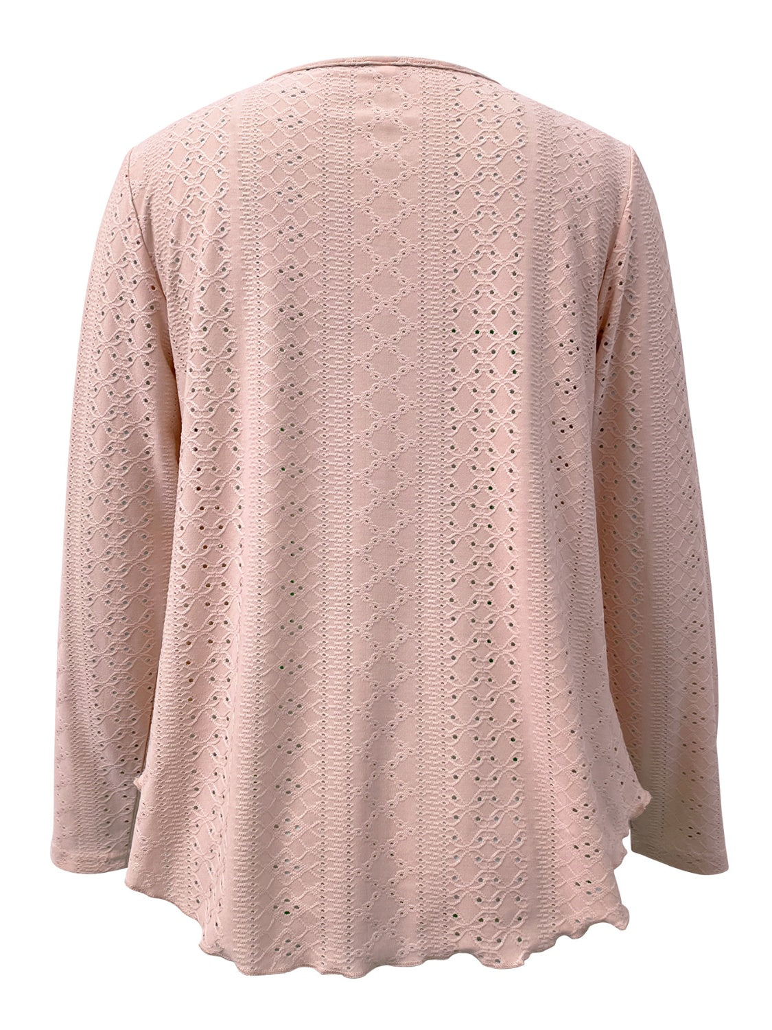 Eyelet Long Sleeve Blouse-Chaelisa's New Jammies