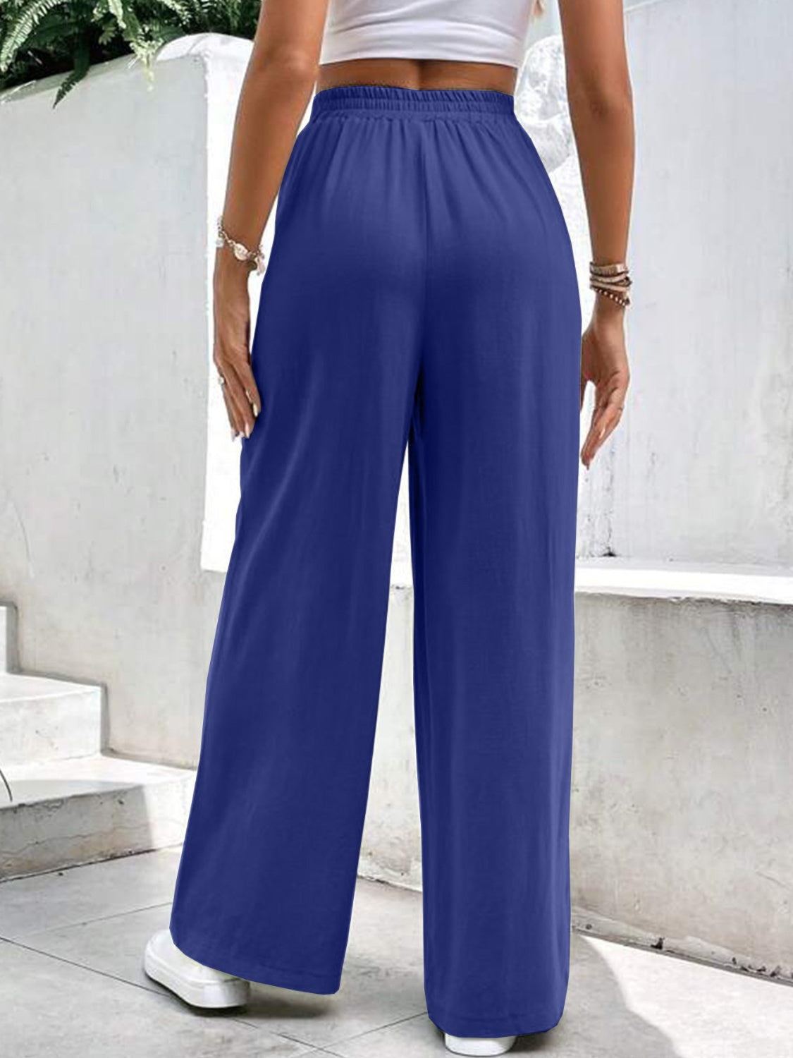 High Waist Wide Leg Pants with Pockets-Chaelisa's New Jammies