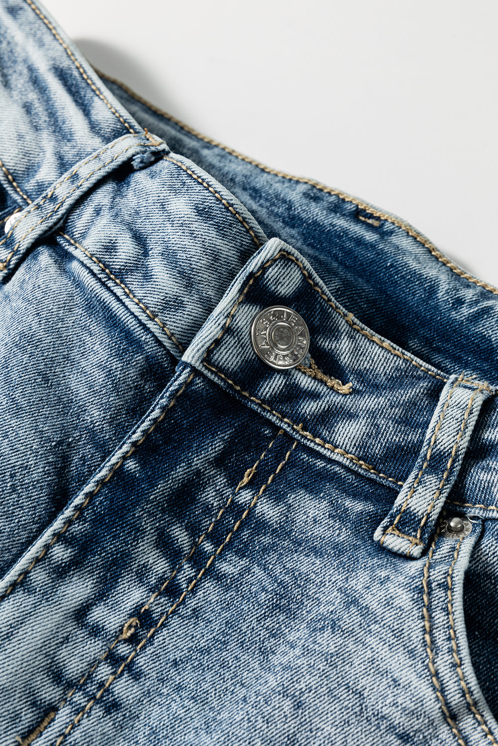 Myosotis High Rise Button Zip Fly Medium Wash Jeans-Chaelisa's New Jammies