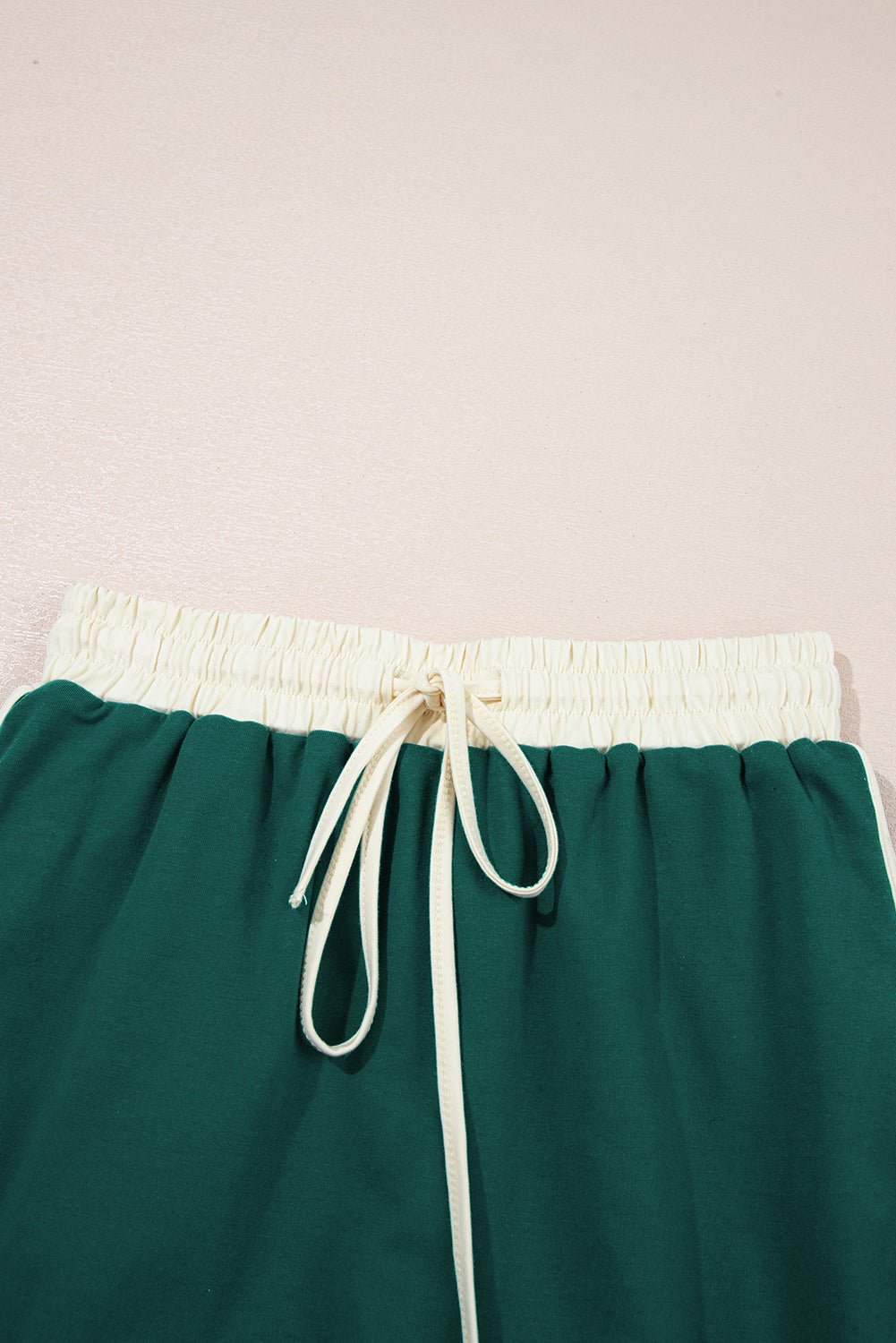 Evergreen Colorblock Edge Drop Shoulder T Shirt and Skort 2Pcs Set - Chaelisa's New Jammies