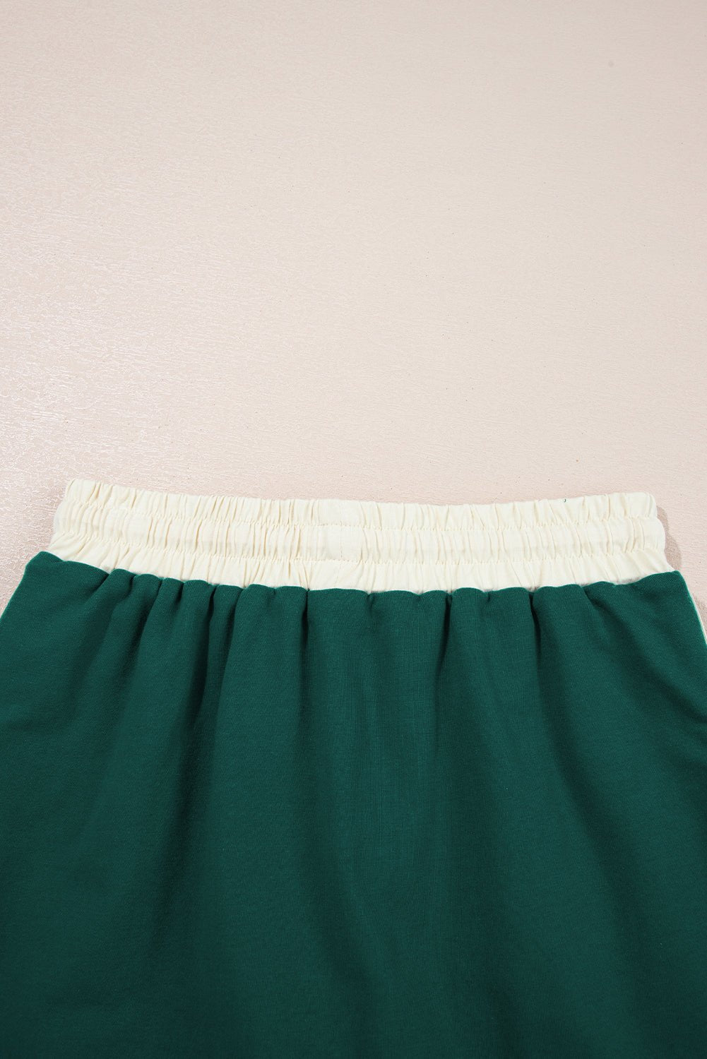 Evergreen Colorblock Edge Drop Shoulder T Shirt and Skort 2Pcs Set - Chaelisa's New Jammies
