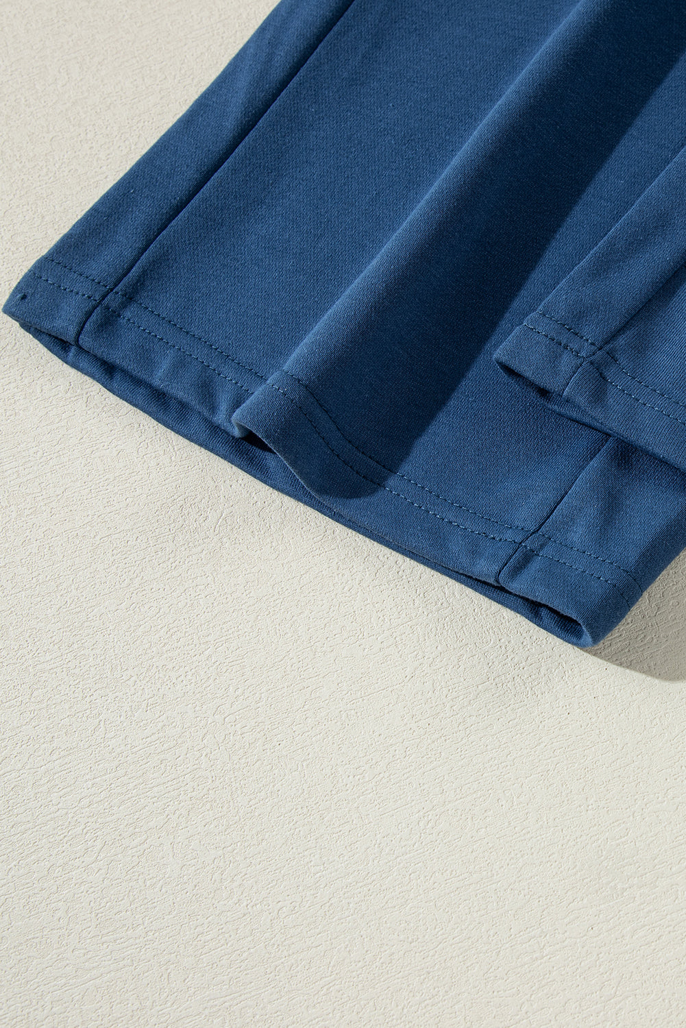 Sail Blue Drawstring High Waist Wide Leg Pocketed Sweatpants-Chaelisa's New Jammies