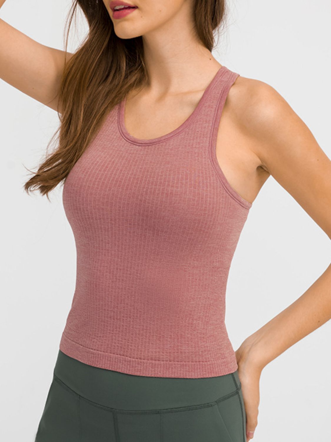 Round Neck Racerback Active Tank-Chaelisa's New Jammies