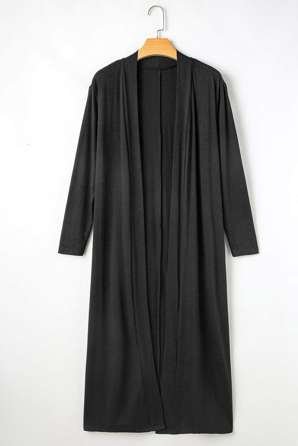 Black Split Long Cardigan and Skinny Pants Lounge Set-Chaelisa's New Jammies