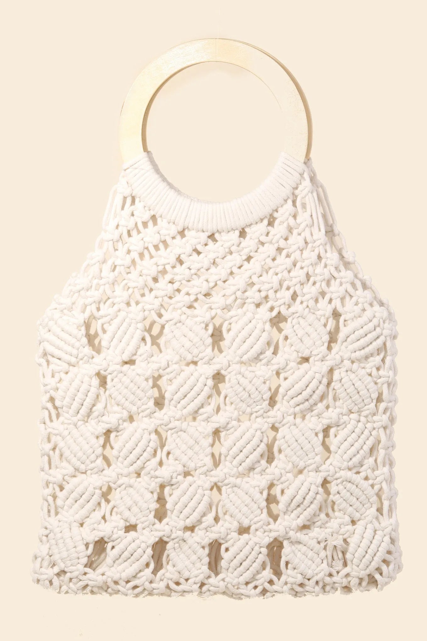 Fame Boho Braided Wooden Top Handle Bag - Chaelisa's New Jammies