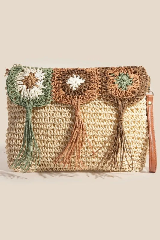 Fame Intricate Tassel Braided Crossbody Bag - Chaelisa's New Jammies