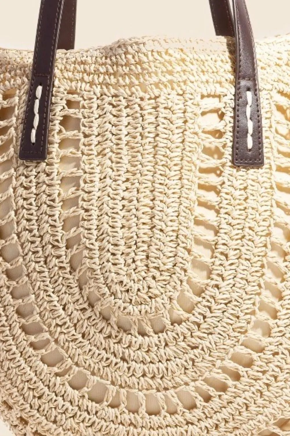 Fame Straw Braided Rounded Tote Bag - Chaelisa's New Jammies
