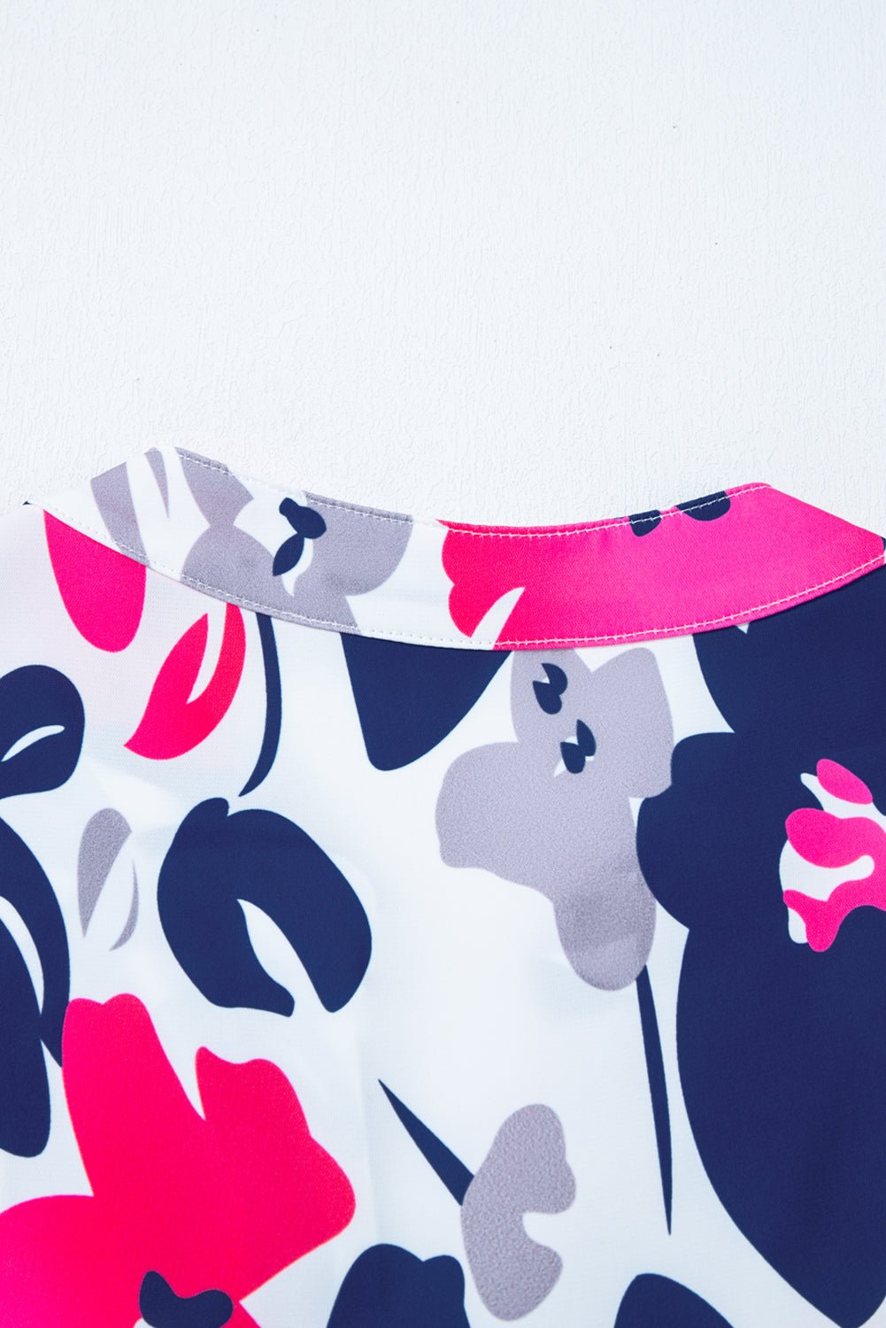 Fashion Floral Print Notched Neck Flutter Sleeve Mini Dress - Chaelisa's New Jammies