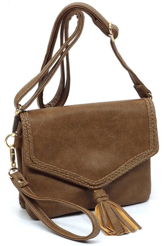 Fashion Tassel Flap Envelope Clutch Crossbody Bag - Chaelisa's New Jammies