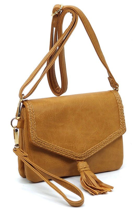 Fashion Tassel Flap Envelope Clutch Crossbody Bag - Chaelisa's New Jammies
