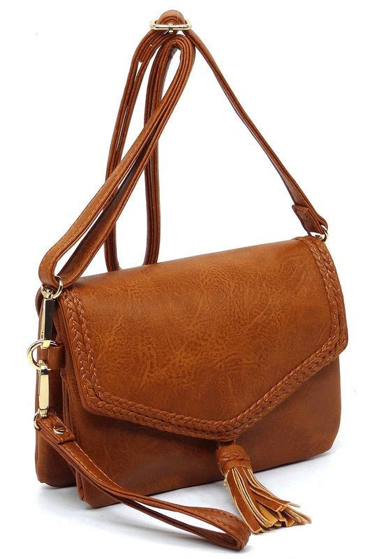 Fashion Tassel Flap Envelope Clutch Crossbody Bag - Chaelisa's New Jammies