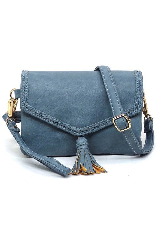 Fashion Tassel Flap Envelope Clutch Crossbody Bag - Chaelisa's New Jammies