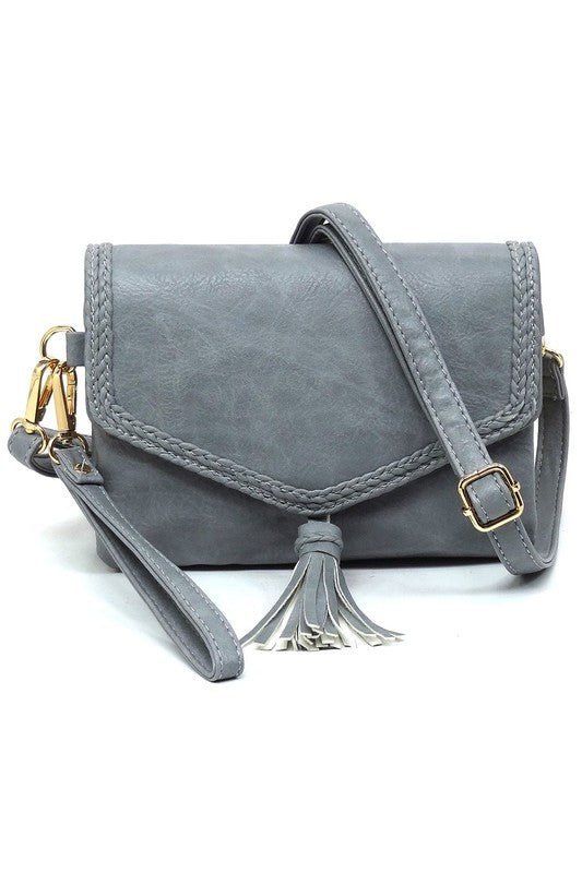 Fashion Tassel Flap Envelope Clutch Crossbody Bag - Chaelisa's New Jammies