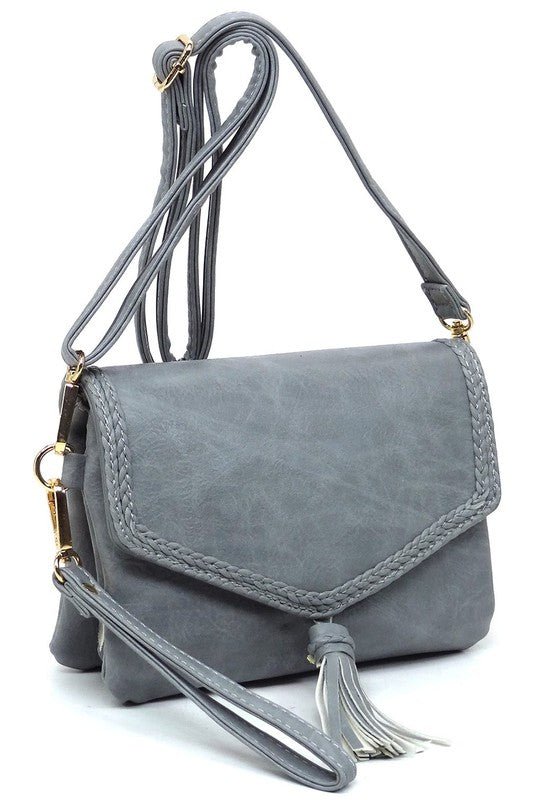 Fashion Tassel Flap Envelope Clutch Crossbody Bag - Chaelisa's New Jammies