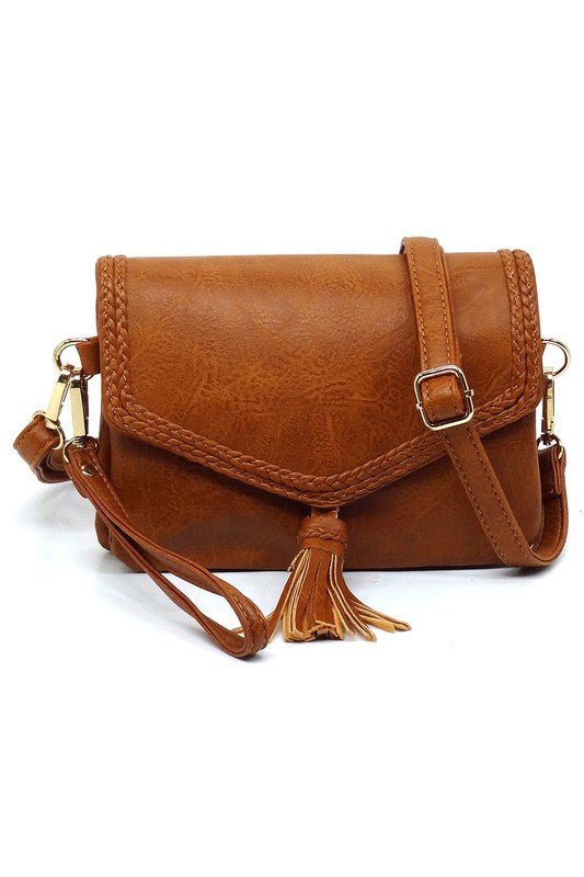 Fashion Tassel Flap Envelope Clutch Crossbody Bag - Chaelisa's New Jammies