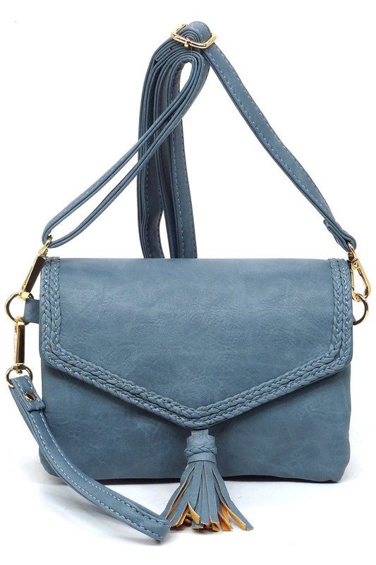 Fashion Tassel Flap Envelope Clutch Crossbody Bag - Chaelisa's New Jammies