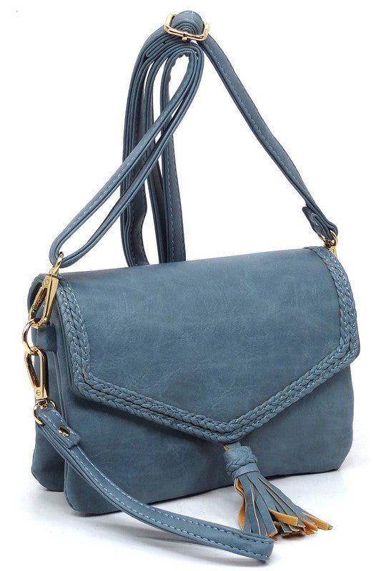 Fashion Tassel Flap Envelope Clutch Crossbody Bag - Chaelisa's New Jammies